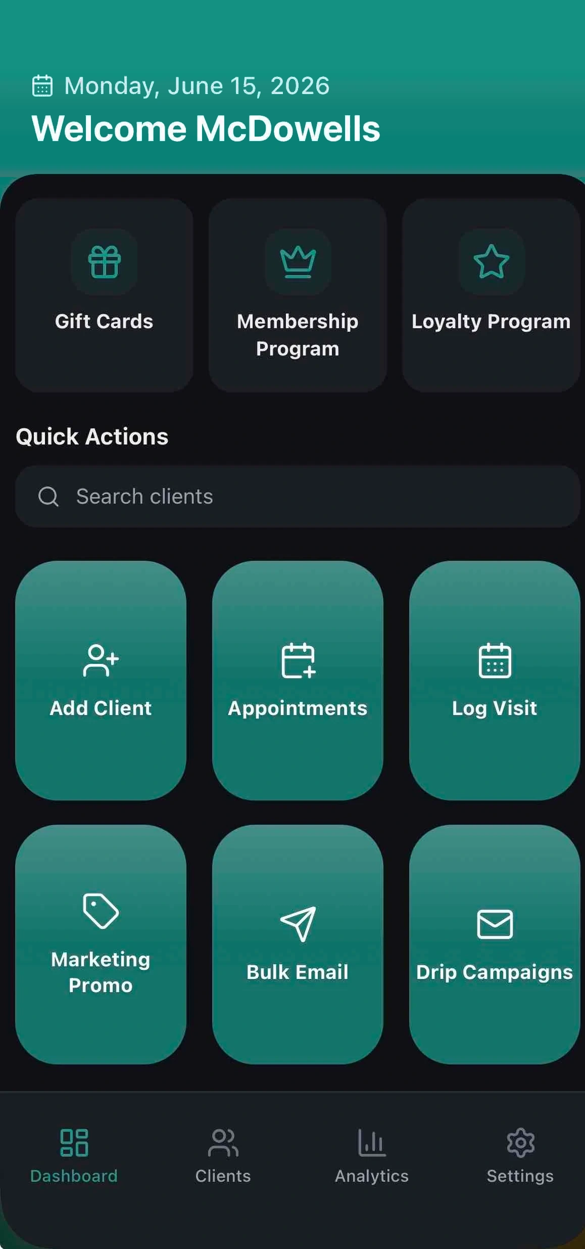 App Dashboard